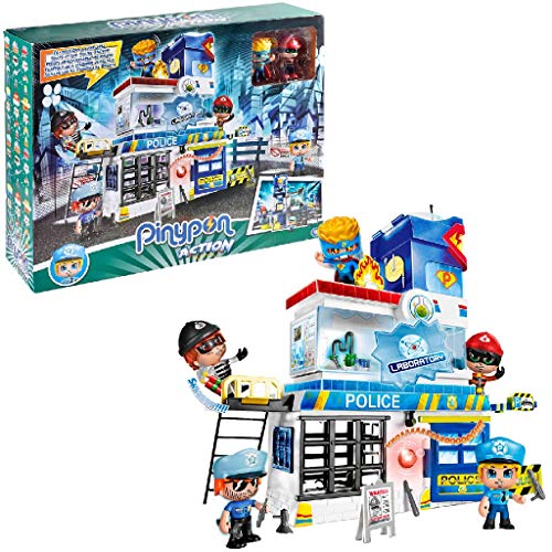 Pinypon Action Trampas En La Comisaría (700014493) + Pack de 5 Figuras (700014490)