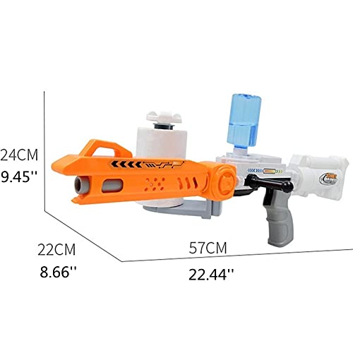 Pistola de juguete, pistola de bala suave creativa para niños, pistola de lanzamiento de papel higiénico, bomba de agua, supervivencia Jedi, alcance de 10 metros, para niños, adolescentes y adultos