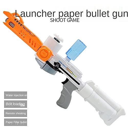 Pistola de juguete, pistola de bala suave creativa para niños, pistola de lanzamiento de papel higiénico, bomba de agua, supervivencia Jedi, alcance de 10 metros, para niños, adolescentes y adultos