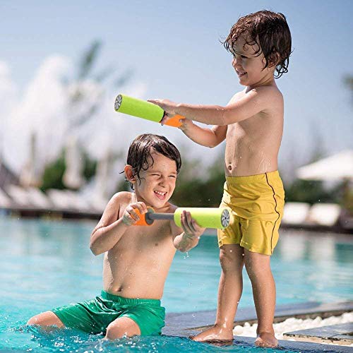 Pistolet à Eau, Pistolet à Eau en Mousse Pour Les Enfants d'été Jouets de Bain de Plage de Natation 6 pcs