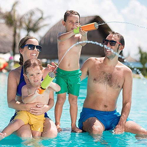 Pistolet à Eau, Pistolet à Eau en Mousse Pour Les Enfants d'été Jouets de Bain de Plage de Natation 6 pcs