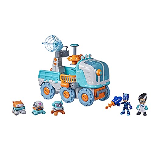 PJ Masks BOT Builder Juguete Preescolar, 2 en 1 vehículo Romeo y fábrica de Robots para niños a Partir de 3 años (Hasbro F2120)