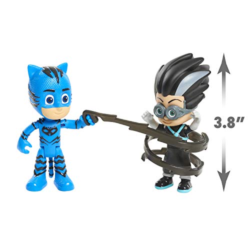 PJ Masks Juego de 2 Figuras – Serie 2 – Catboy & Romeo (Flair Leisure Products PJM65K00)