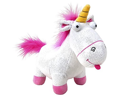 Play by Play Peluche GRU 3, Mi Villano Favorito - Unicornio Fluffy con Brillos Gigante 50 CM.