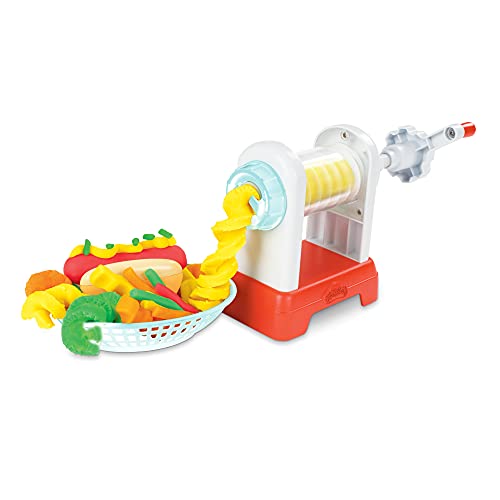 Play-Doh Kitchen Creations-Juego de Patatas Fritas en Espiral para niños a Partir de 3 años, no tóxico, Multicolor (Hasbro F13205L1)