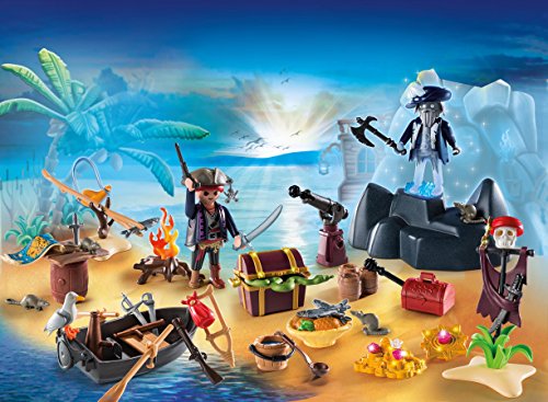 PLAYMOBIL - Calendario de Navidad Isla del Tesoro Pirata (66250)