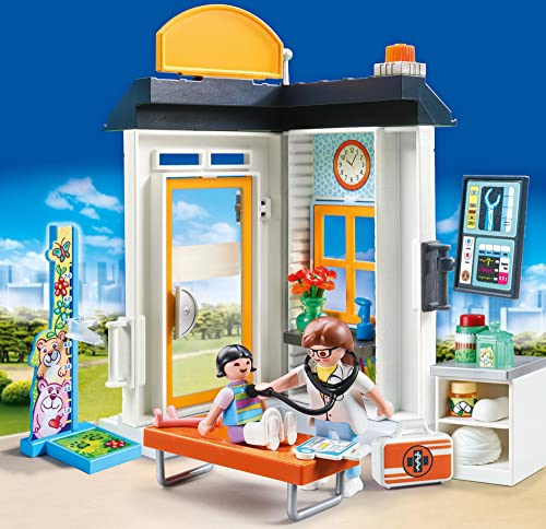 PLAYMOBIL - City Life, Starter Pack Pediatra, a Partir de 4 años