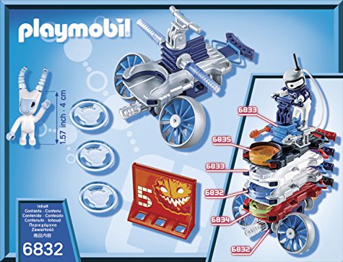 Playmobil Fire & Action Frosty de Hielo con Nave Lanzadera Muñecos y figuras, multicolor (6832)