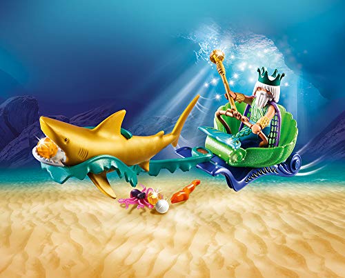 PLAYMOBIL® Magic 70097 70098 - Juego de 2 figuras decorativas con caracol y sirena