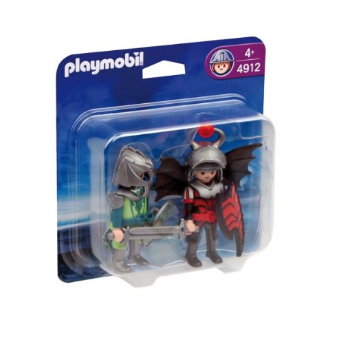 PLAYMOBIL - Pack de 2 Figuras Caballeros del dragón (4912)