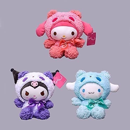 Plztou Cinamoroll Lindo Dibujos Animados Almohada muñeca rellena Suave Peluches Juguetes Lindos Peluches muñecas Encantador Dibujos Animados Peluche muñeca Almohada Juguete Suave Relleno Animal Lindo