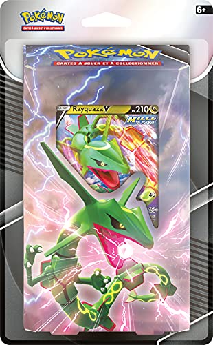 Pokemon Kit de iniciación (Rayquaza-V o Bruyverne-V) -Octubre 2021-Juego de Cartas coleccionables (Modelo Aleatorio) POKINI03B