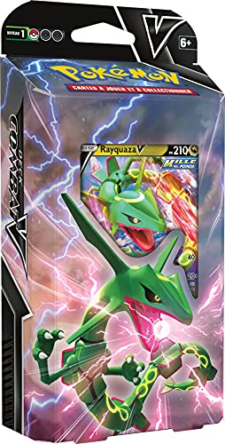 Pokemon Kit de iniciación (Rayquaza-V o Bruyverne-V) -Octubre 2021-Juego de Cartas coleccionables (Modelo Aleatorio) POKINI03B