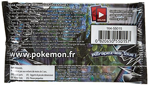 Pokèmon Luna y Sol – Cartas coleccionables – Ultra-Prisme