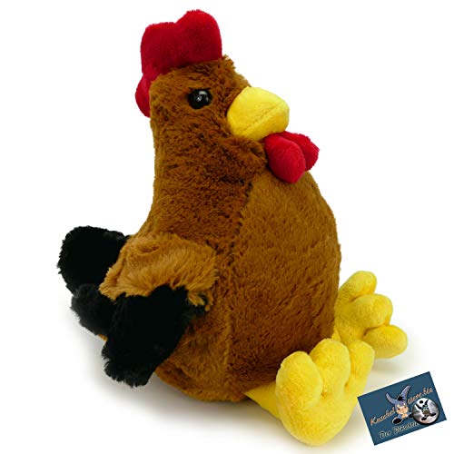 Pollo, gallina, marrón, peluche de pájaro, Berta, peluche, biz