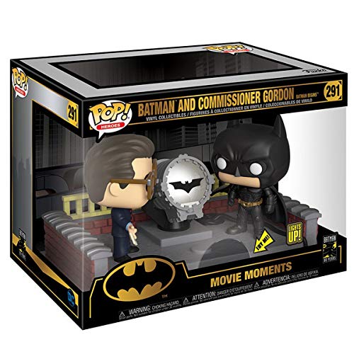 Pop! Figura De Vinil: Movie Moment: Batman 80th - with Light Up Bat Signal