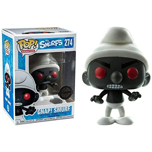 Pop! The Smurfs - Figura de Vinilo Gnap! Smurf, Black Exclusive