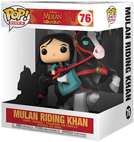 ¡Popular! Mulan Vinyle poupée poupée modèle Figurines Ornements de Bureau Objets de Collection-Magnolia Fleur Bleue-Mulan a Caballo