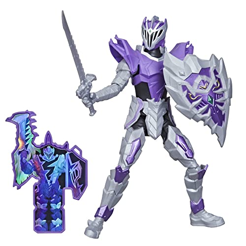 Power Rangers Dino Fury Void Knight - Figura de 15 cm, Inspirada en la Serie con Llave y Accesorios Dino Fury