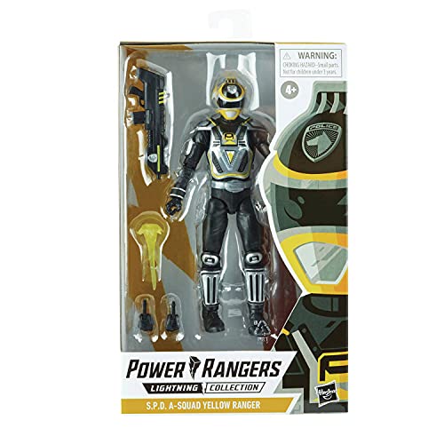 Power Rangers Lightning Collection S.P.D. A-Squad Gelber Ranger-Figura Coleccionable de acción (15,2 cm) (Hasbro 85655)