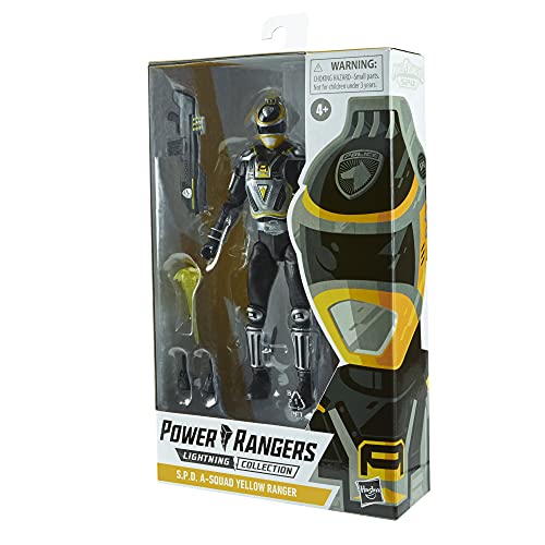 Power Rangers Lightning Collection S.P.D. A-Squad Gelber Ranger-Figura Coleccionable de acción (15,2 cm) (Hasbro 85655)