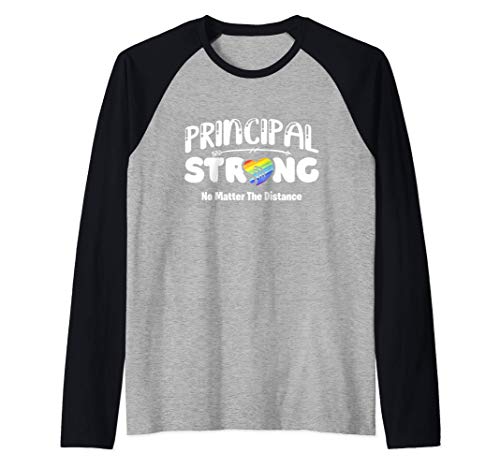 Principal Strong No Matter The Distance - Wifi Virtual Class Camiseta Manga Raglan