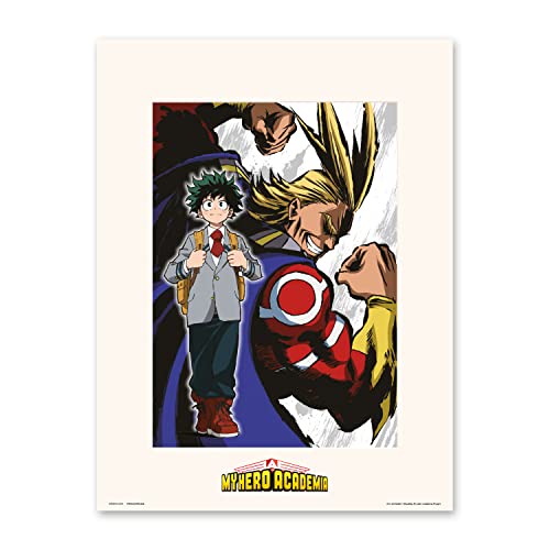 Print My Hero Academia First season - Lamina decorativa My Hero Academia / Print 30x40 My Hero Academia - Producto con licencia oficial