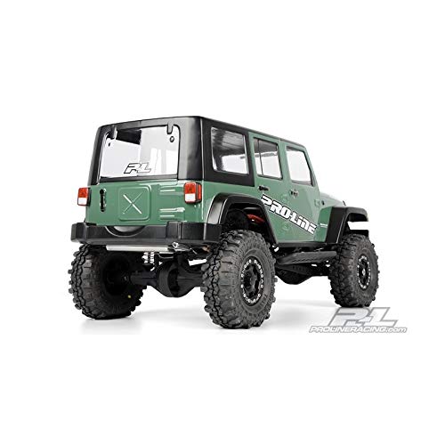 Pro-Line Jeep Wrangler Unlimited Rubicon Clear Body 3336-00 Axial SCX10 Honcho Decal Mask