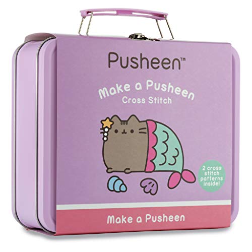 Pusheen Maletín metálico Kit Punto de Cruz (Koch Media FOX015)