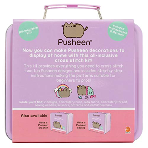 Pusheen Maletín metálico Kit Punto de Cruz (Koch Media FOX015)