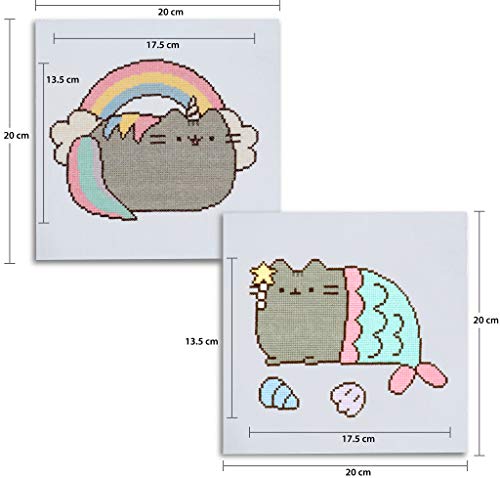 Pusheen Maletín metálico Kit Punto de Cruz (Koch Media FOX015)