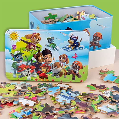 Puzle de la Patrulla Canina, Paw Dog Patrol Puzzle en una caja, 200 Rompecabezas, para niños a Partir de 3 años