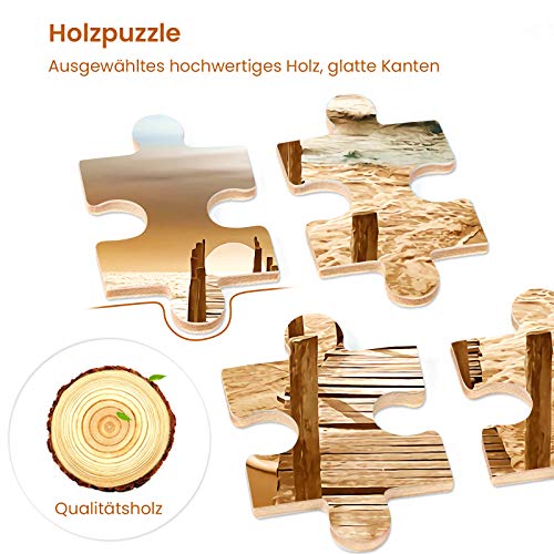 Puzzle 1000 Piezas Puzzles Para Adultos Agua Puente Playa Mar Paisaje Niño Rompecabezas Juego Casual De Arte Diyjuguetes Interesantes Amigo Familiar Adecuado