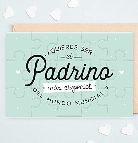 Puzzle padrino | ¿Quieres ser el padrino más especial del mundo mundial? | Anuncio nacimiento, Petición padrino, rompecabezas para padrino