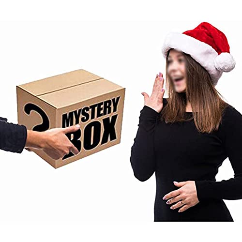 QAZWC Caja De Misterio, Caja Misteriosa, Caja Sorpresa Electrónica, Caja De Sorpresa, Caja De Misterio, Caja De Suerte Al Azar Contiene Cientos De Productos Y Regalos Sorp