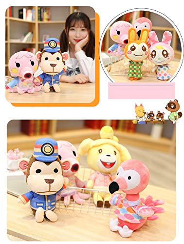 QDYL 1 pc Animal Crossing New Horizons Sherb 21/30 / 40cm Muñeca de Peluche de Felpa Limitada Gran Regalo para Tus Hijos, Novias o Amantes de los Dibujos Animados para la colección (G: 21cm)