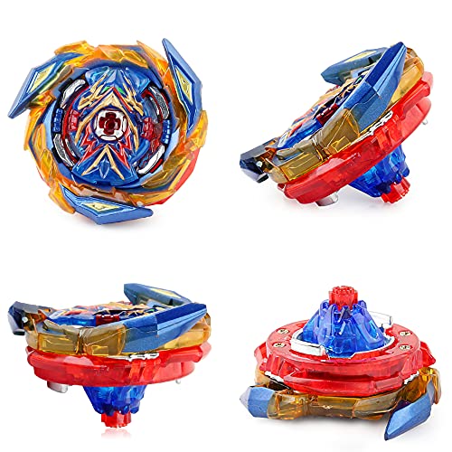 QIANQ Beyblade Burst Turbo Set，Peonzas Juguetes Conjunto,Burst Turbo Launcher Set,Navidad Regalo, Regalo para Los Niños