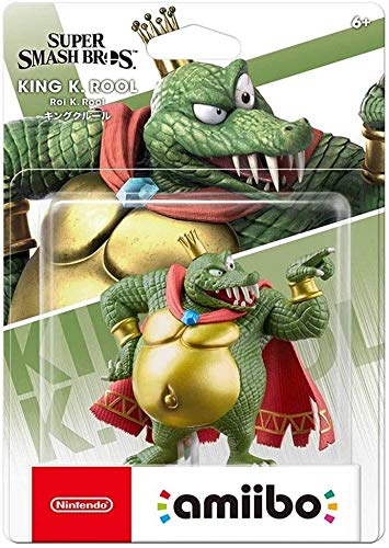 Qivor Super Smash Bros. King K.Rool Figurine!Super Smash Bros. Series Figure Figure Game Masterpiece Collectible Figura de Japón Importación (Wii U / 3DS / Switch)