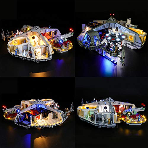 QZPM Kit De Iluminación Led para Lego (Star Wars Cloud City) Compatible con Ladrillos De Construcción Lego Modelo 75222, Juego De Legos No Incluido