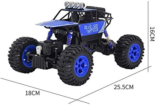 Raelf 2.4GHz Control remoto Hobby Off-Road Vehículo 4WD Aleación de aleación de cuatro ruedas Control remoto Coche 1:14 Off-Road Vehículo de seguimiento eléctrico-Terrain Empresa impermeable Juguete R