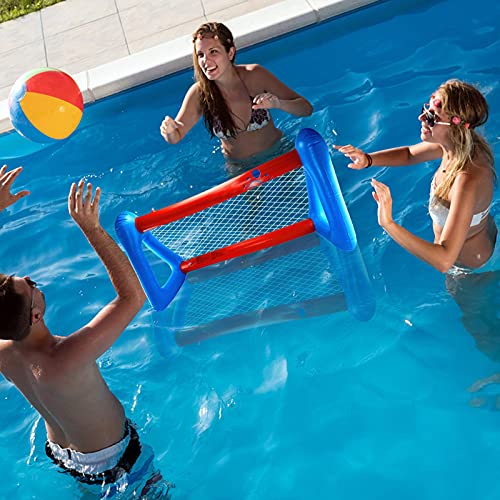 Ranana Fun Goals Game - Juego de pelota de waterpolo hinchable con red para piscina