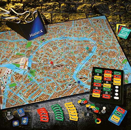 Ravensburger 26794 Scotland Yard Venezia Versión Italiana, Edición Limitada 2-6 Jugadores, Edad Recomendada 8+