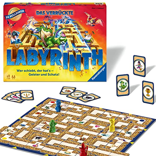 Ravensburger 26955 El Laberinto Loco – Juego clásico para 2 – 4 Personas a Partir de 7 años.