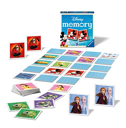 Ravensburger Disney - Mini Juego de Memoria para niños a Partir de 3 años