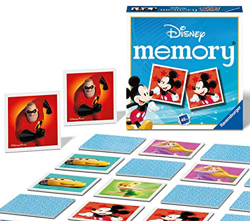 Ravensburger Disney - Mini Juego de Memoria para niños a Partir de 3 años