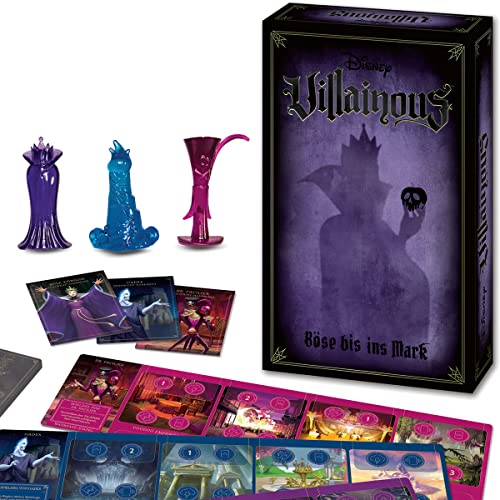 Ravensburger Gesellschaftsspiel - Disney Villainous 26400 - Das spannende Strategiespiel mit verdrehter Spielmoral AB 10 Jahren: Böse bis ins Mark