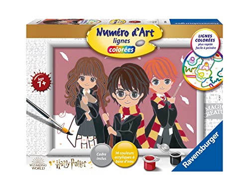 Ravensburger - Número de art-mediano retrato de grupo/Harry Potter Loisir Creativo, 4005556200146