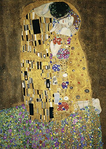 Ravensburger Puzzle 1000 Piezas, Klimt: El Beso, Puzzle Arte, Puzzle para Adultos, Puzzle Klimt, Rompecabezas Ravensburger de Alta Calidad