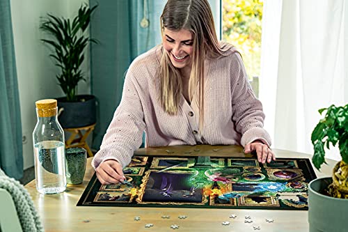 Ravensburger Puzzle 1000 Piezas, Villainous, Maléfica, Puzzle Disney, Rompecabezas Ravensburger de Alta Calidad, Villanos Puzzle, Edad Recomendada 12+