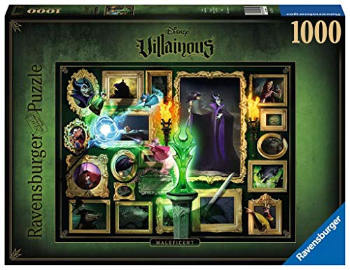 Ravensburger Puzzle 1000 Piezas, Villainous, Maléfica, Puzzle Disney, Rompecabezas Ravensburger de Alta Calidad, Villanos Puzzle, Edad Recomendada 12+